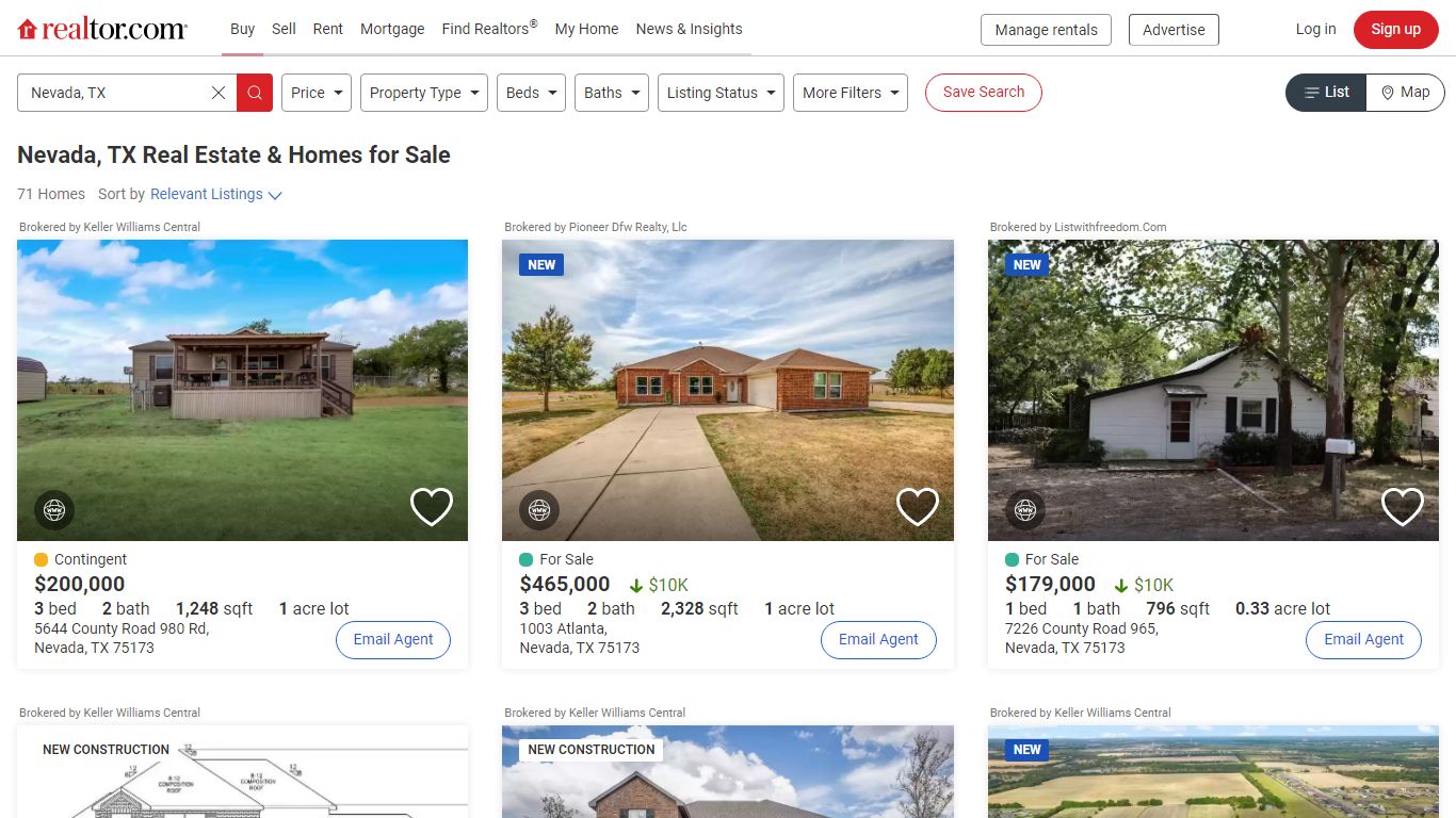 Nevada, TX Real Estate - Nevada Homes for Sale | realtor.com®