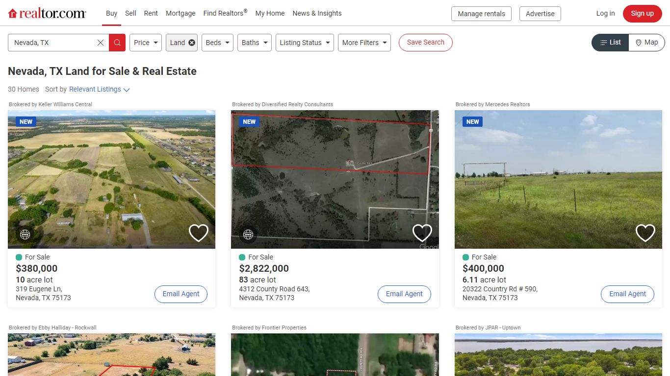 Nevada, TX Land for Sale & Real Estate | realtor.com®